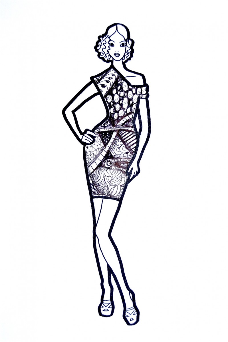 Fashion design with Textures worksheets and 5 activities