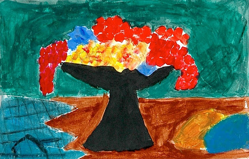 free interpretation of a still life