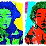 Printing in Andy Warhol style