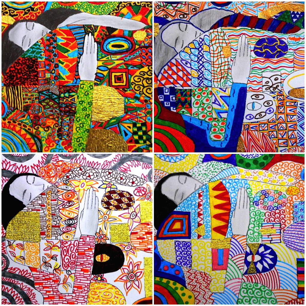 4 printable worksheets about Gustav Klimt: first set – Arte a Scuola