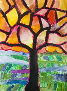 Tree in Warm & Cool colors – Arte a Scuola
