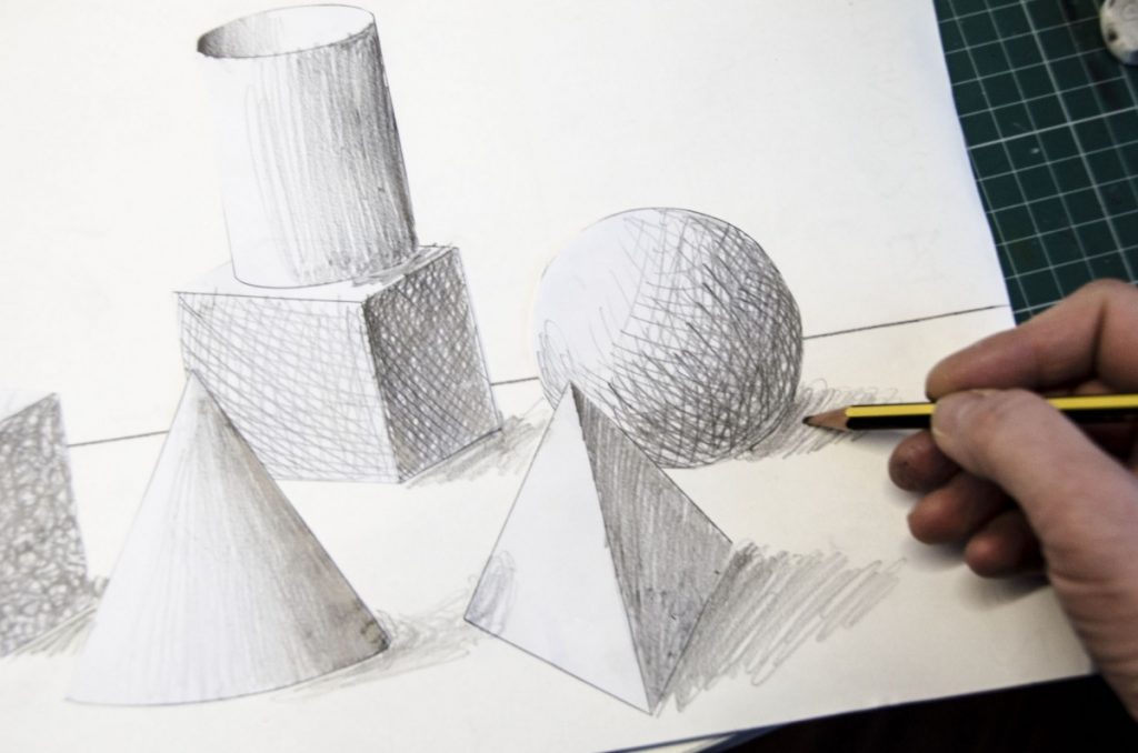 CASCADE ART STUDIO: Lesson 3: Different types of Shading.