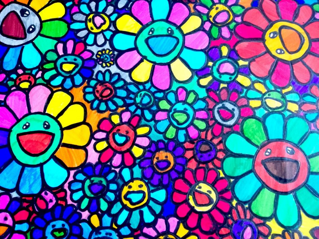 Patterns inspired by Takashi Murakami – Arte a Scuola