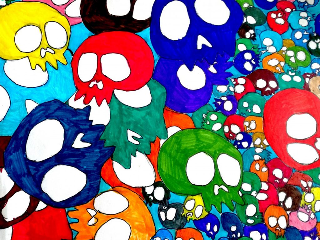 Patterns inspired by Takashi Murakami – Arte a Scuola