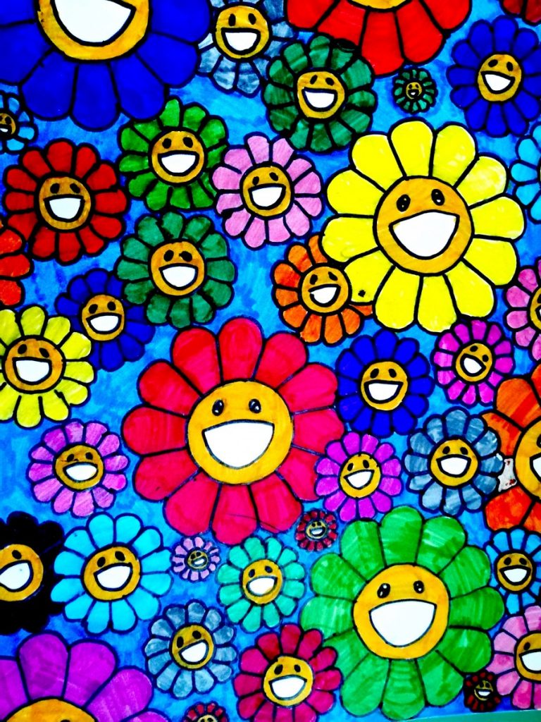 Patterns inspired by Takashi Murakami – Arte a Scuola