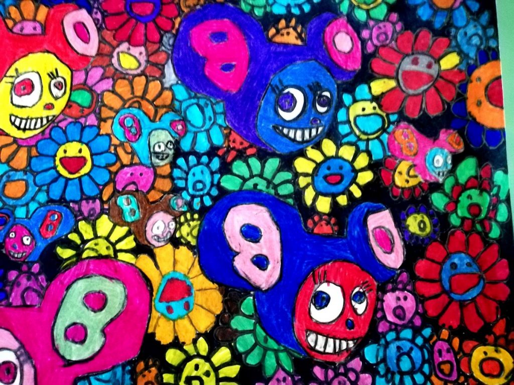 Patterns inspired by Takashi Murakami – Arte a Scuola