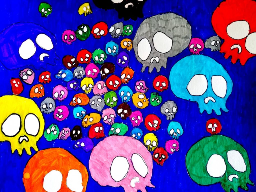 Patterns inspired by Takashi Murakami – Arte a Scuola