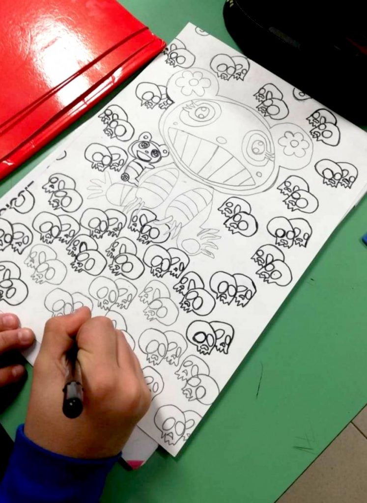 Patterns inspired by Takashi Murakami – Arte a Scuola