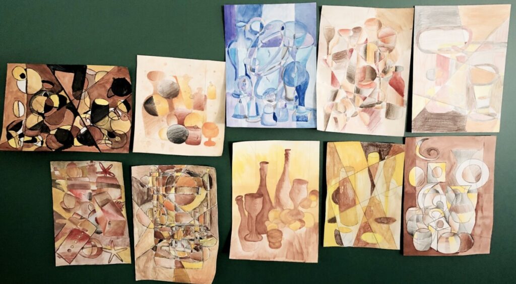 cubism art homework ideas