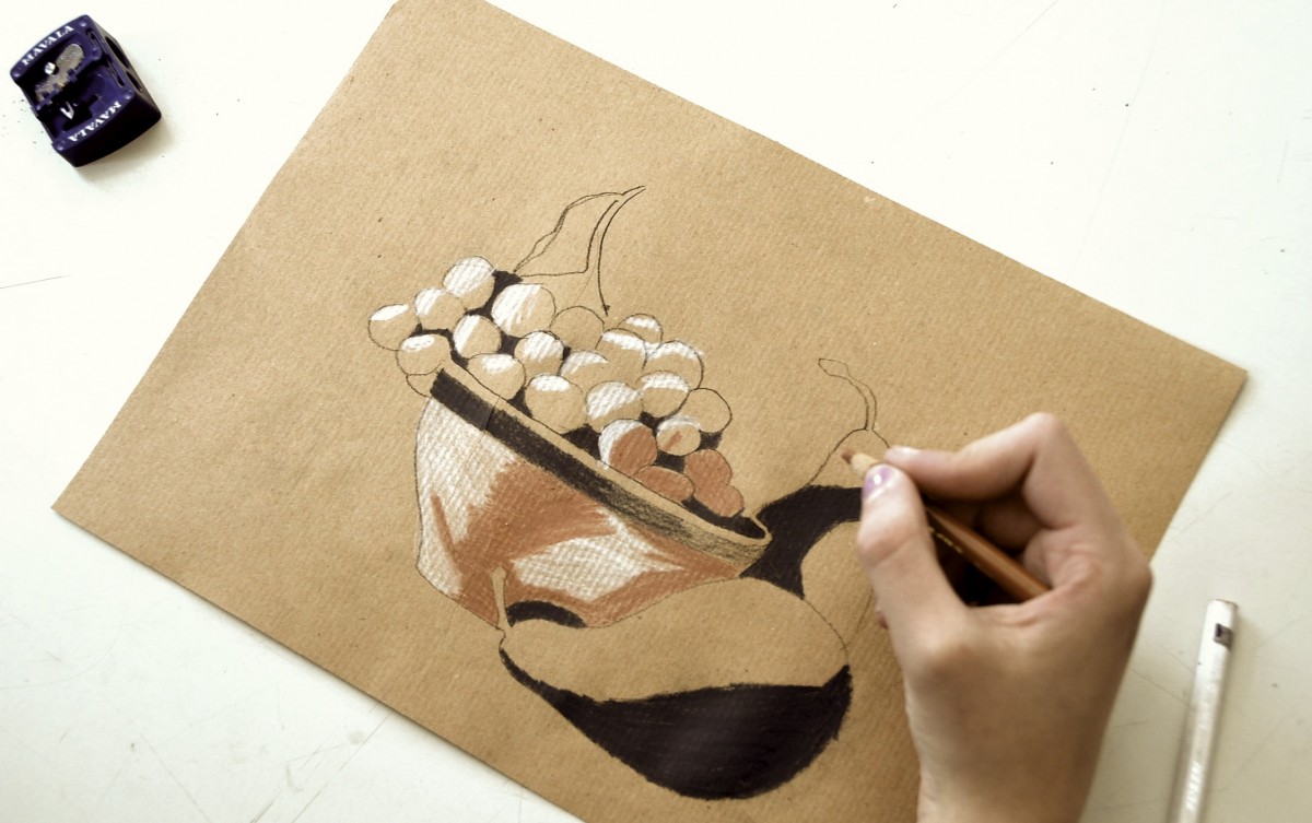 5 Easy Ideas for a Brown Paper Sketchbook  Smiling Colors