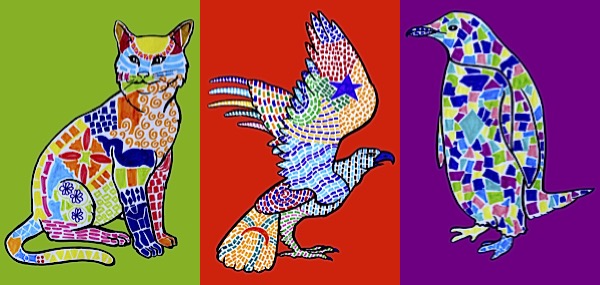 Animals decorated with mosaics inspired by Gaudi – Arte a Scuola