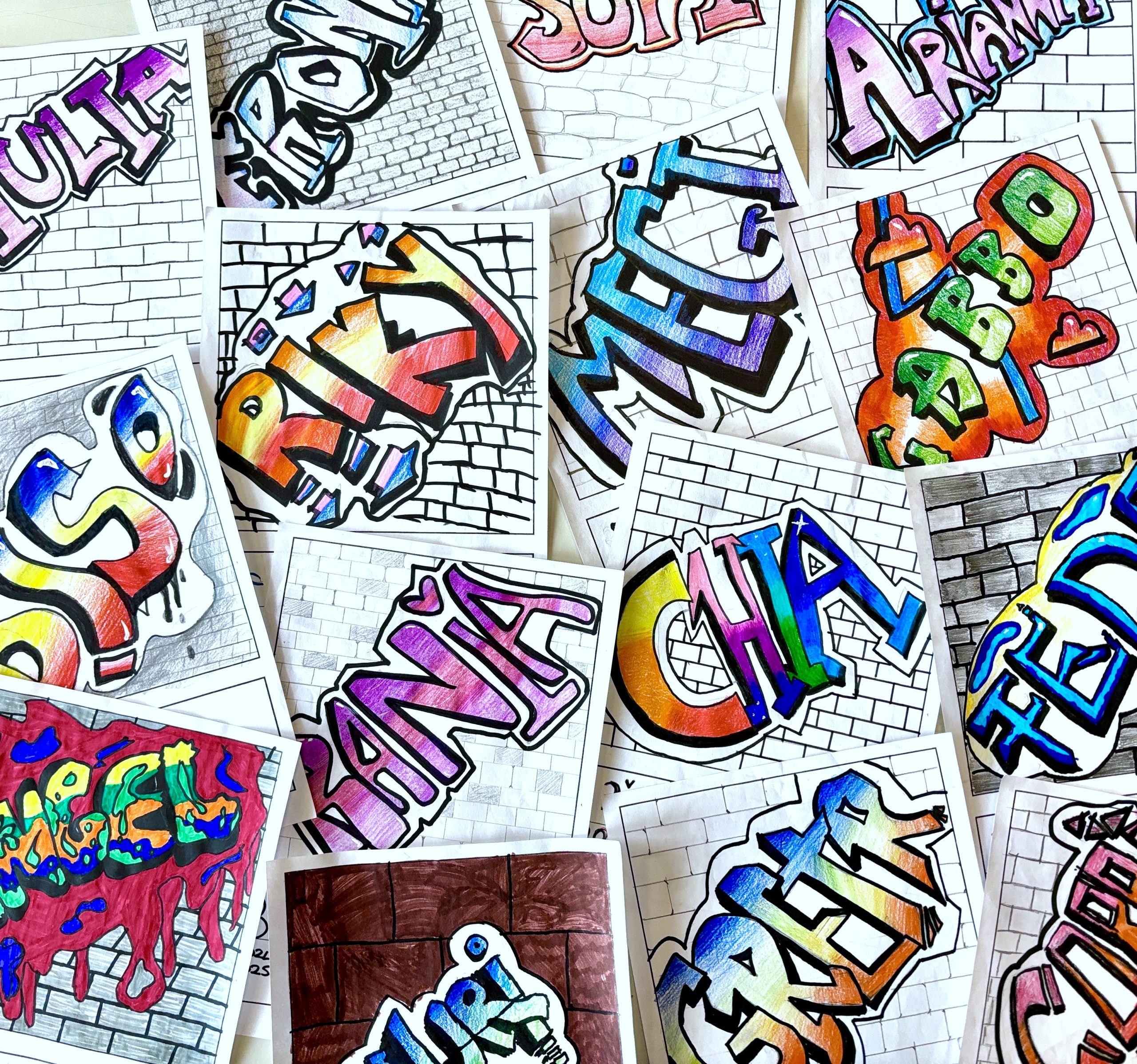Samantha In Graffiti Writing